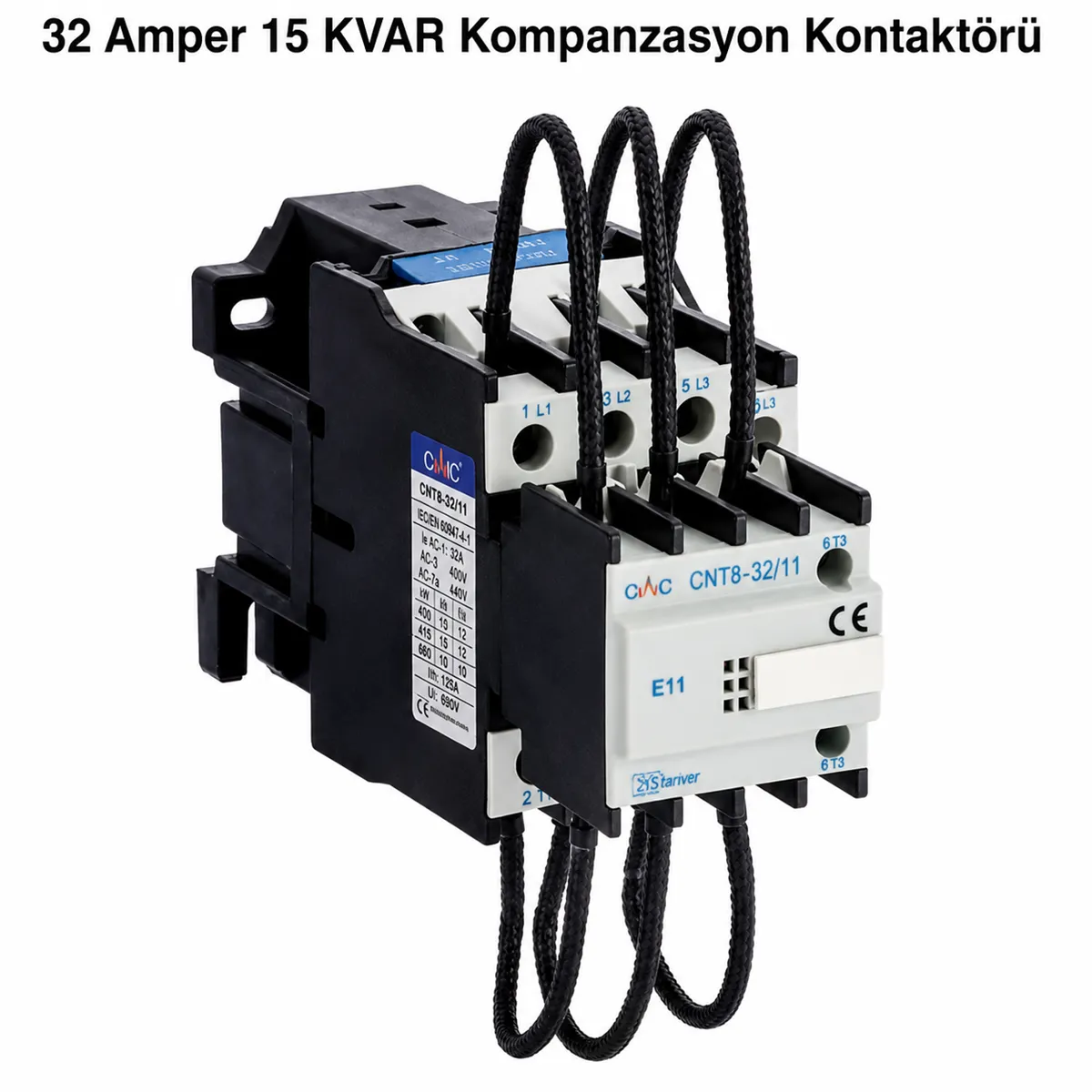 KOMPANZASYON KONTAKTÖRÜ 32 AMP.15 KVAR 1
